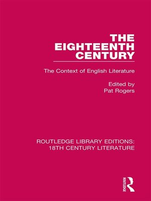 cover image of The Eighteenth Century